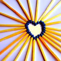 Heart Made from Matches