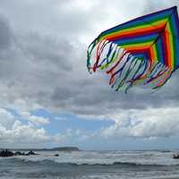 Large Kite Flying in the Air