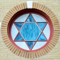 Star of David Window Art