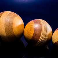 Three Wooden Balls