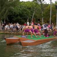People doing Boat performance in Hawaii