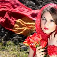 pretty-girl-in-red-scarf