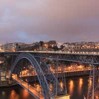 Bridge and cityscape in Porto, Portugal