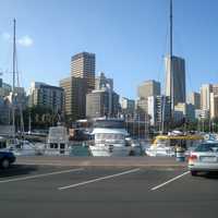 Durban Harbor with Boats in South Africa