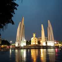Night View of the city Bangkok, Thailand