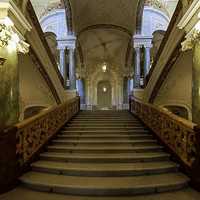 Front Stairs of the Odessa Opera Theatre in Ukraine