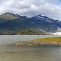 Landscape of the Glacier in Juneau, Alaska