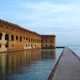 Walkway into Fort Jefferson in Dry Tortugas