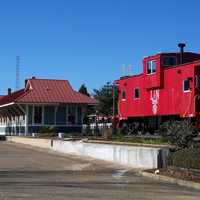 Train Caboose in Defuniak Springs, Florida