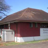 Waialua Library building in Hawaii