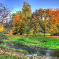 Autumn Landscape at Apple River Canyon State Park, Illinois