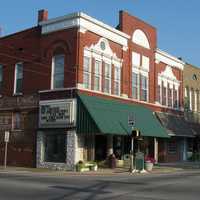 Downtown historic district in Boonville, Indiana
