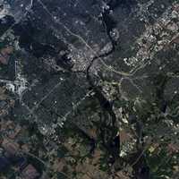 Satellite Image of Des Moines, Iowa