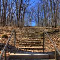 Steps Up at Maquoketa Caves State Park, Iowa