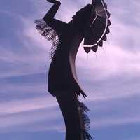 Statue at Wichita, Kansas