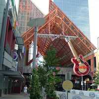 Entrance to the Fourth Street Live in Louisville, Kentucky