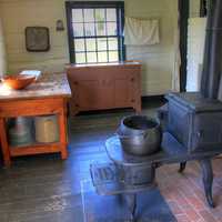 Small room for soldiers at Fort Wilkens State Park, Michigan