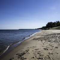 Shoreline and landscape of Lake Superior, Michigan
