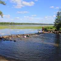Headwaters Rapids at lake Itasca state park, Minnesota