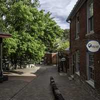 Shops and Alleyway or Reeder's Alley in Helena
