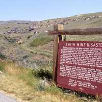 Site of the Smith Mine disaster near Red Lodge, Montana