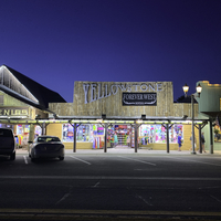 Shops at Night in West Yellowstone