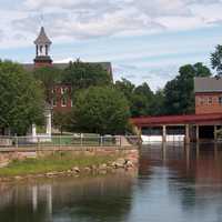Belknap Mills in downtown Laconia in New Hampshire