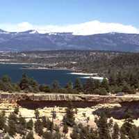 Heron Lake scenic landscape in New Mexico