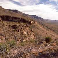Landscape of the Sacramento Mountains in New Mexico