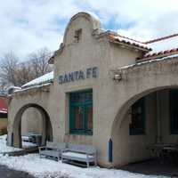 Downtown Santa Fe train station, New Mexico