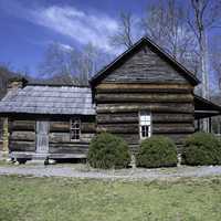 Log Cabin in an old settlement in Great Smoky Mountains National Park, North Carolina