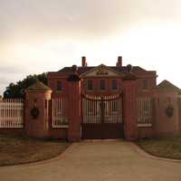 Reconstructed royal governor's mansion Tryon Palace in New Bern, North Carolina