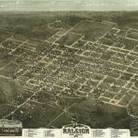 Looking at Raleigh, North Carolina, 1872