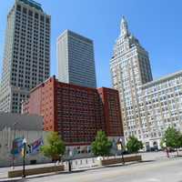 Offices and city block in Tulsa, Oklahoma