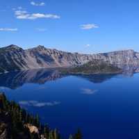 Scenic Landscape of Crater Lake National Park, Oregon