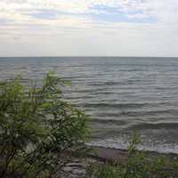 Lake Erie landscape at Eerie Bluffs State Park, Pennsylvania