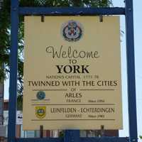 Welcome to York sign in Pennsylvania