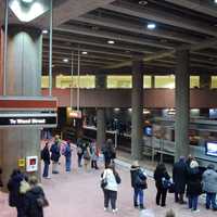 Steel Plaza subway station in Pittsburgh, Pennsylvania