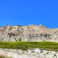 Hills and formations at Badlands National Park, South Dakota