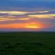 Sun going down at Badlands National Park, South Dakota