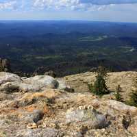 View from the top in Custer State Park, South Dakota