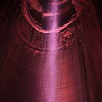 Ruby Falls in Violet at Lookout Mountain, Tennessee