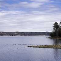 Shoreline and Water landscape of Pickwick Lake