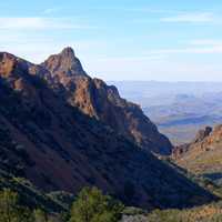 View of the high Chisos at Big Bend National Park, Texas