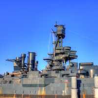 Side of Battleship Texas
