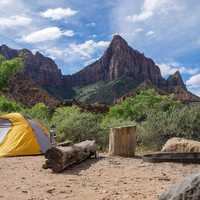 Camping in Zion National Park, Utah