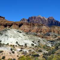 Rock formations and landscape of Zion National Park, Utah