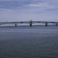 Bridge across the York River in Yorktown, Virginia