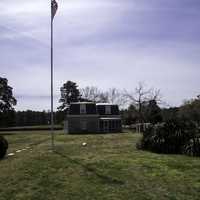 Yorktown Cemetery building at the 2nd siege line in Virginia