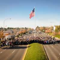 Dedication of Downtown Flag and Veterans Way in Federal Way, Washington